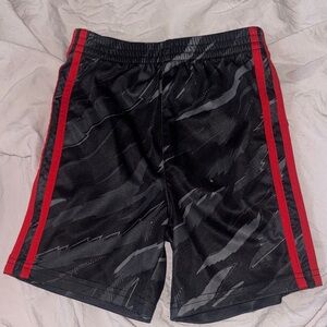 adidas Black and Red Kids Casual Shorts